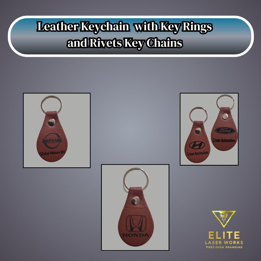 Branded promotional keyrings