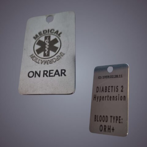 EMERGENCY MEDICAL INFO TAG