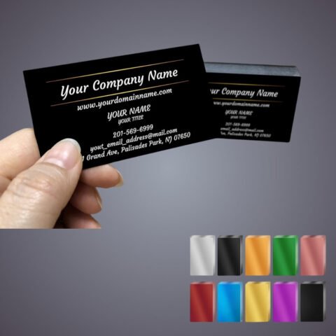 Aluminum Business Cards