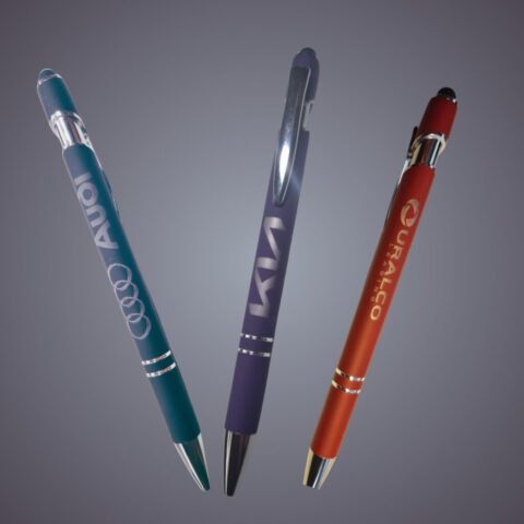 3 colored Promotional Pens
