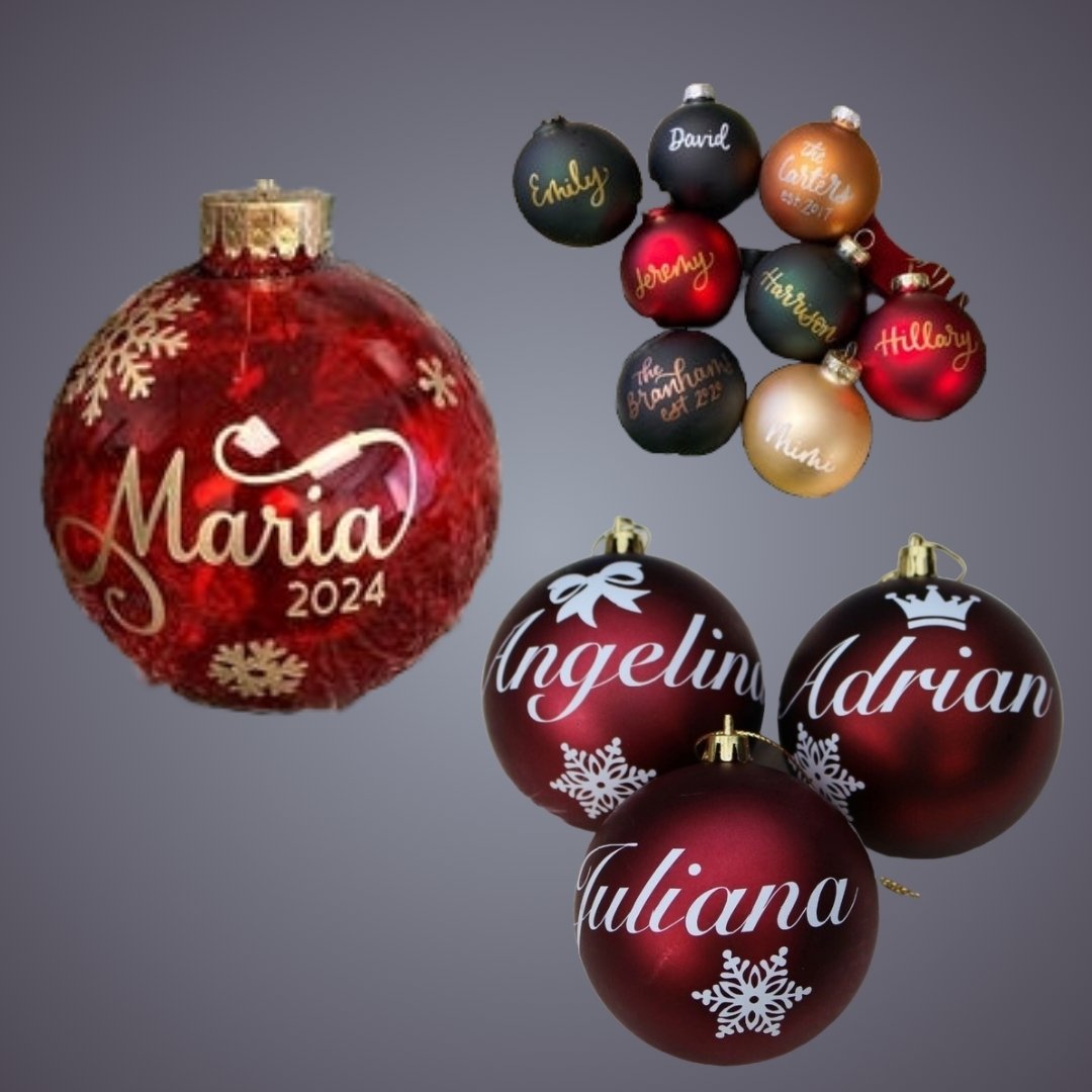 Personalized christmas ornaments